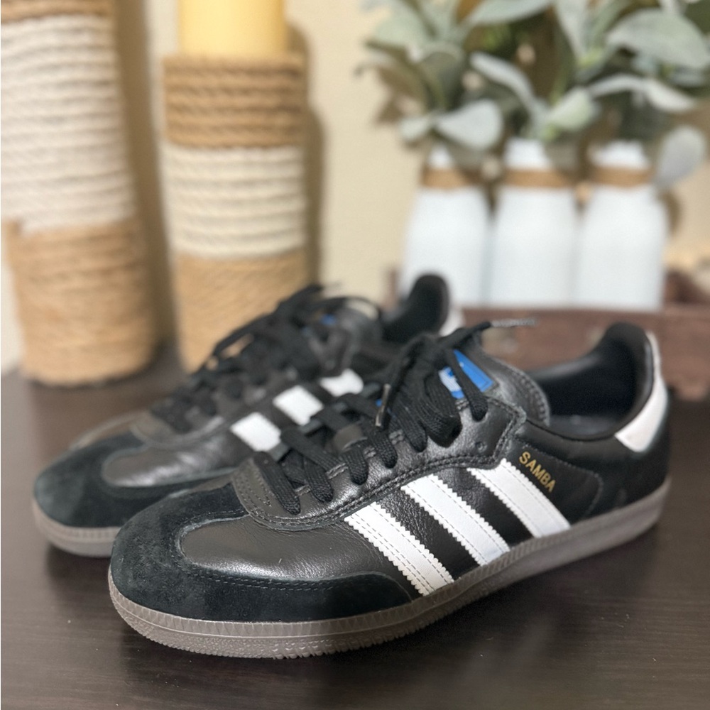 Adidas Samba Classic OG Black Sneakers Mens Size 7 / Womens 8.5